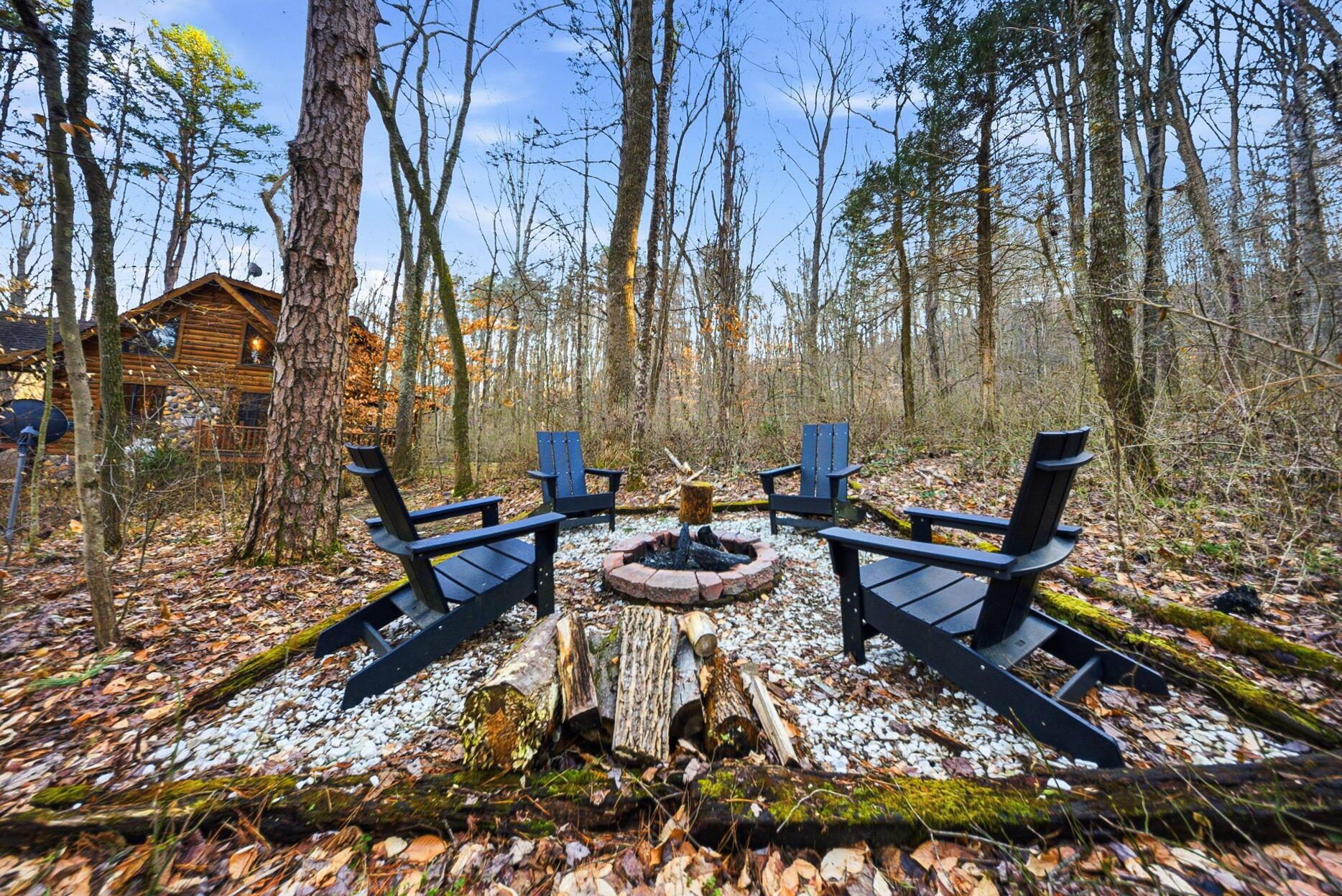 15399 Clapper Hollow Road Laurelville, OH 43135 - Photo 7 of 61 Fire Pit with Adirondack Seating