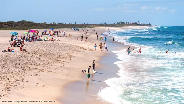 a view of a lake with a beach