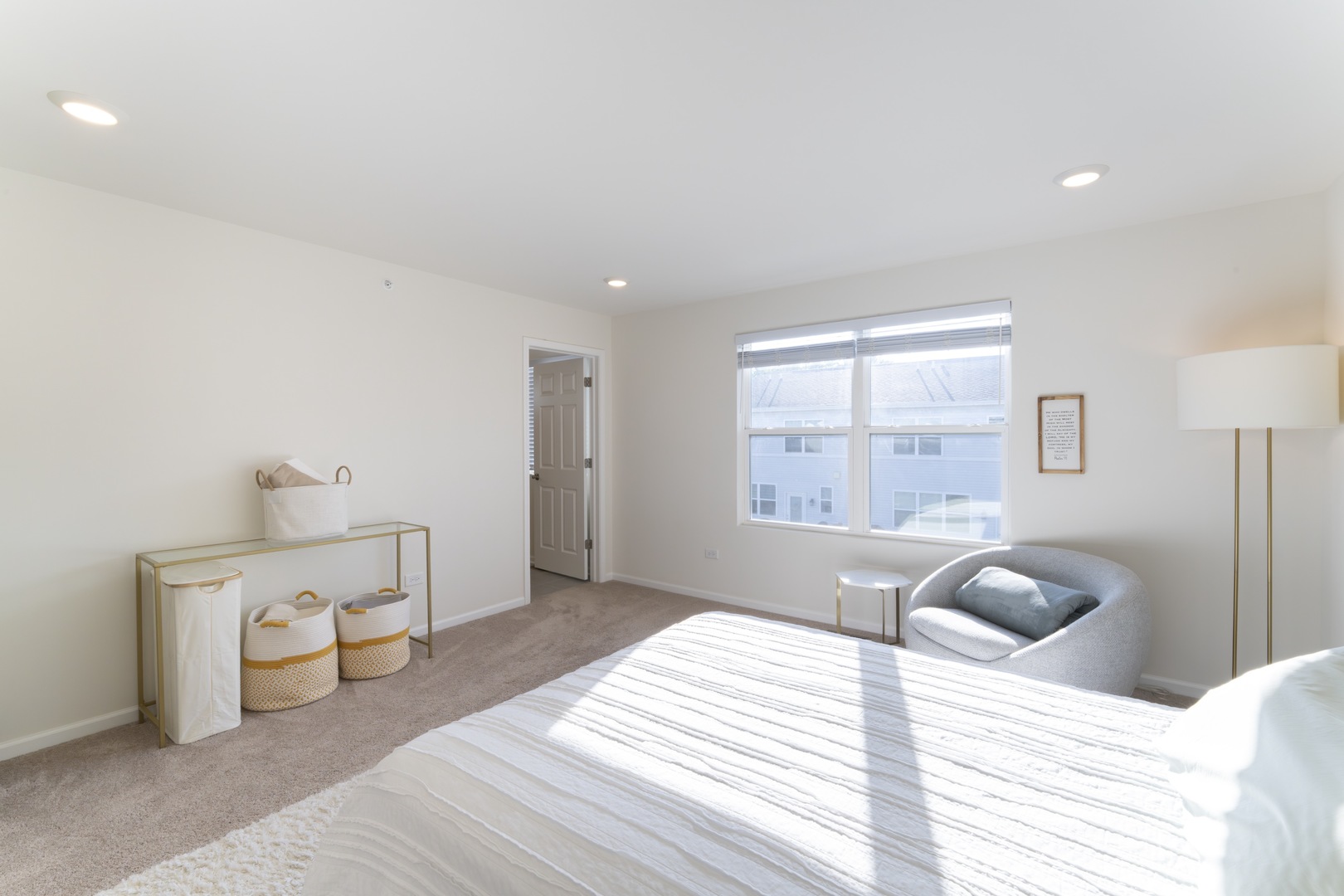 3316 Trillium Circle Rolling Meadows, IL 60008 - Photo 18 of 27 a bedroom with a bed and a large window