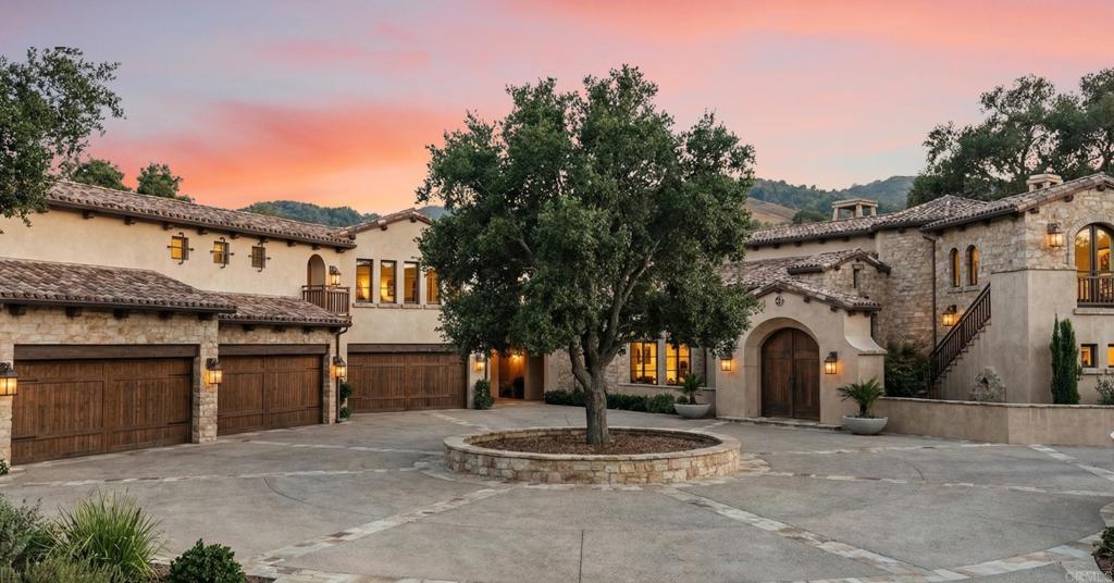 0 Sypglass Lane Rancho Santa Fe, CA 92067 - Photo 3 of 22 a view of a white house with a street