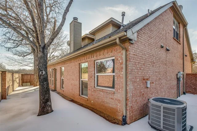 a view of a house with a door