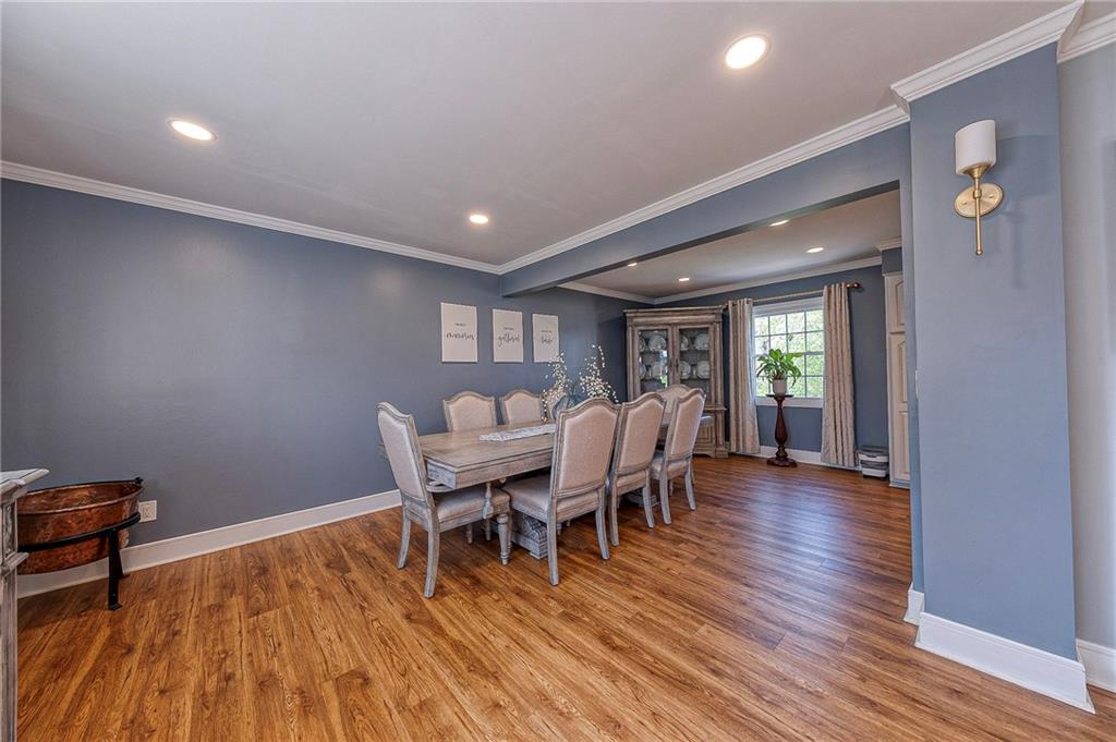 114 Truman Street Monaca, PA 15061 - Photo 9 of 30 a view of a dining room with furniture and wooden floor