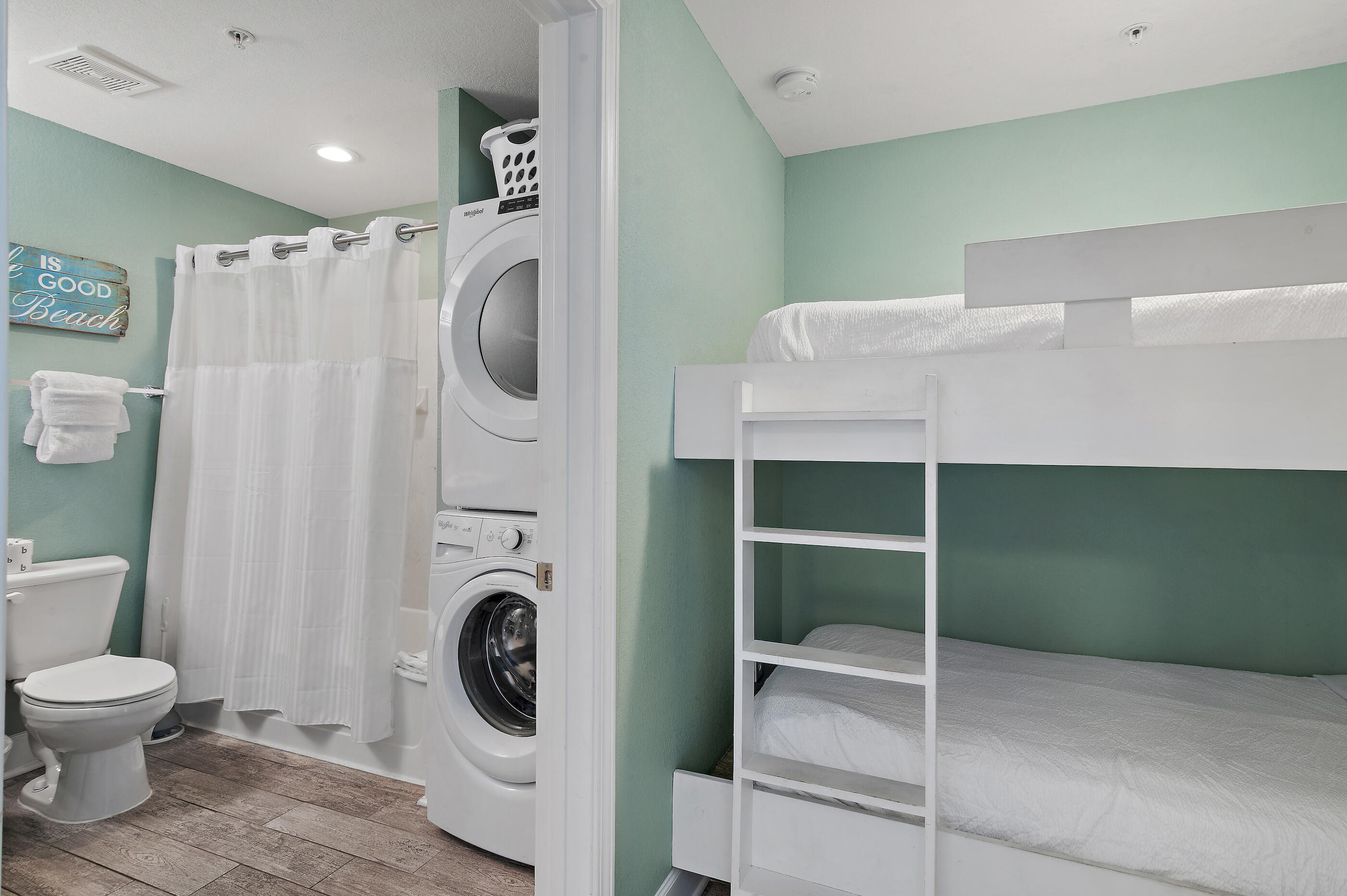 16819 Front Beach Road, Unit 2612 Panama City Beach, FL 32413 - Photo 15 of 53 a bathroom with a toilet and a sink