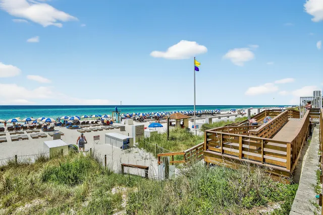 a terrace with a table and chairs