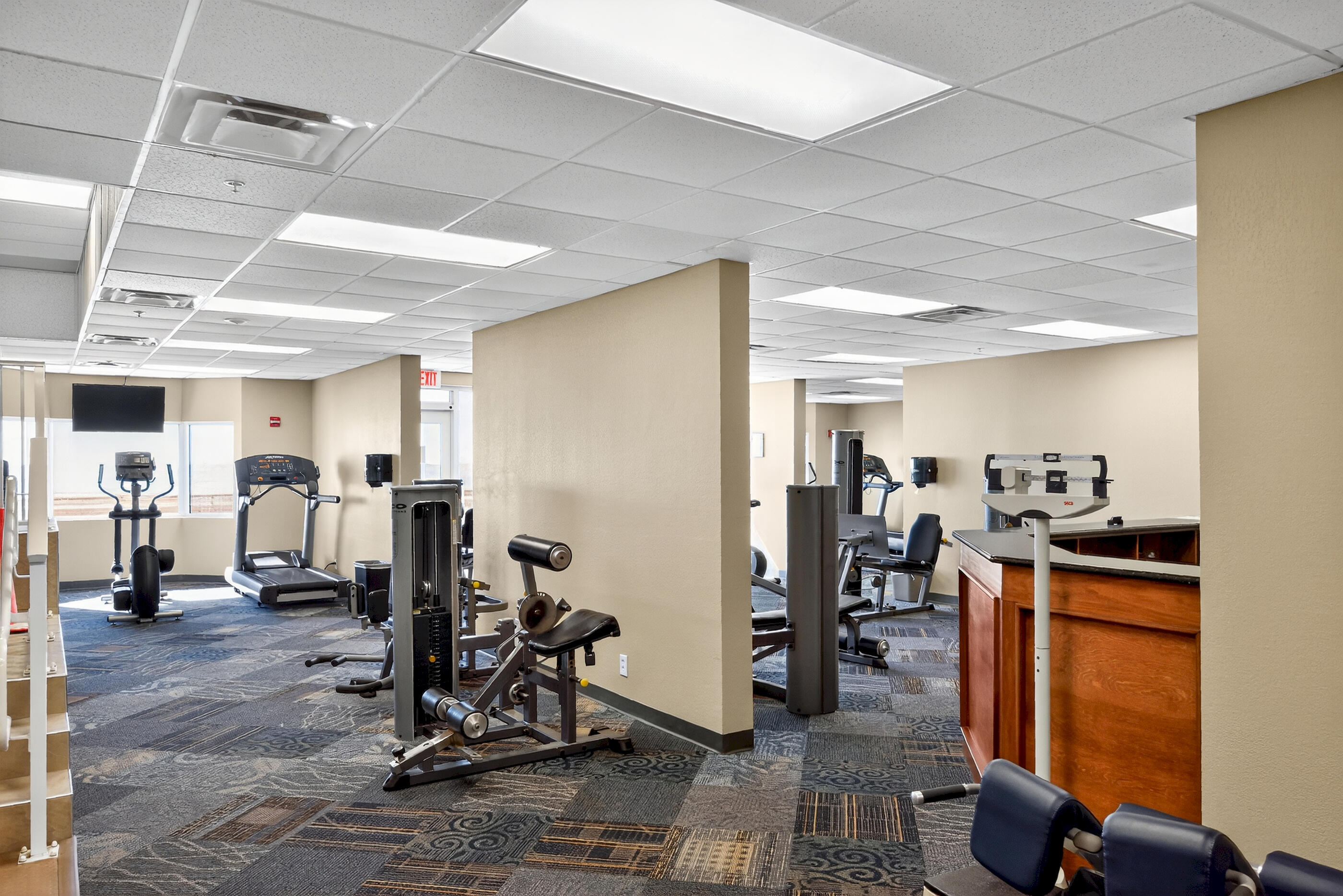 16819 Front Beach Road, Unit 2612 Panama City Beach, FL 32413 - Photo 36 of 53 a view of a room with gym equipment