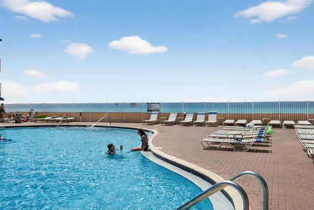 a view of a city with tall buildings