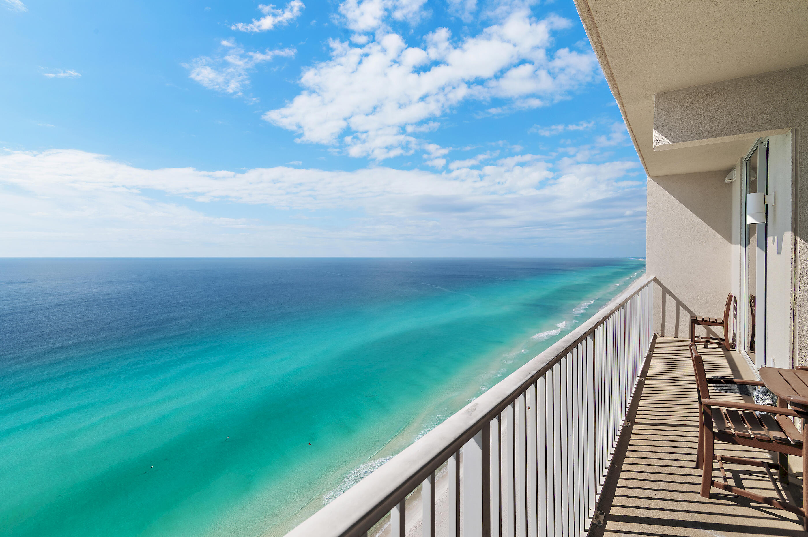 16819 Front Beach Road, Unit 2612 Panama City Beach, FL 32413 - Photo 7 of 53 a view of a balcony with an outdoor space