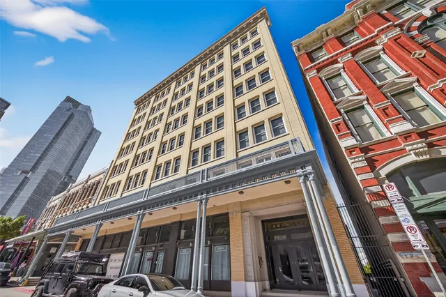 a front view of a building