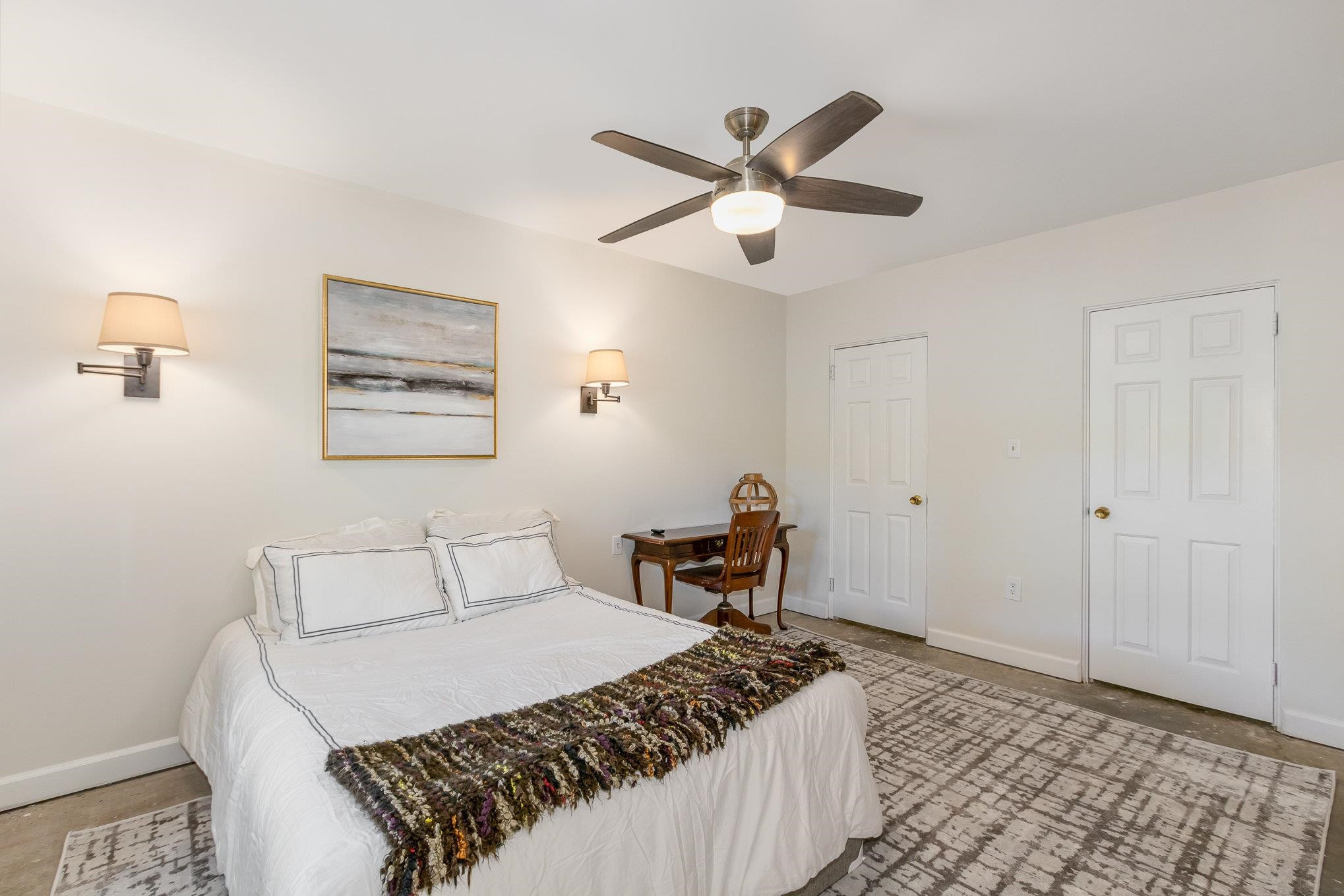10611 Rougemont Road Bahama, NC 27503 - Photo 14 of 66 a bedroom with a bed and cabinets