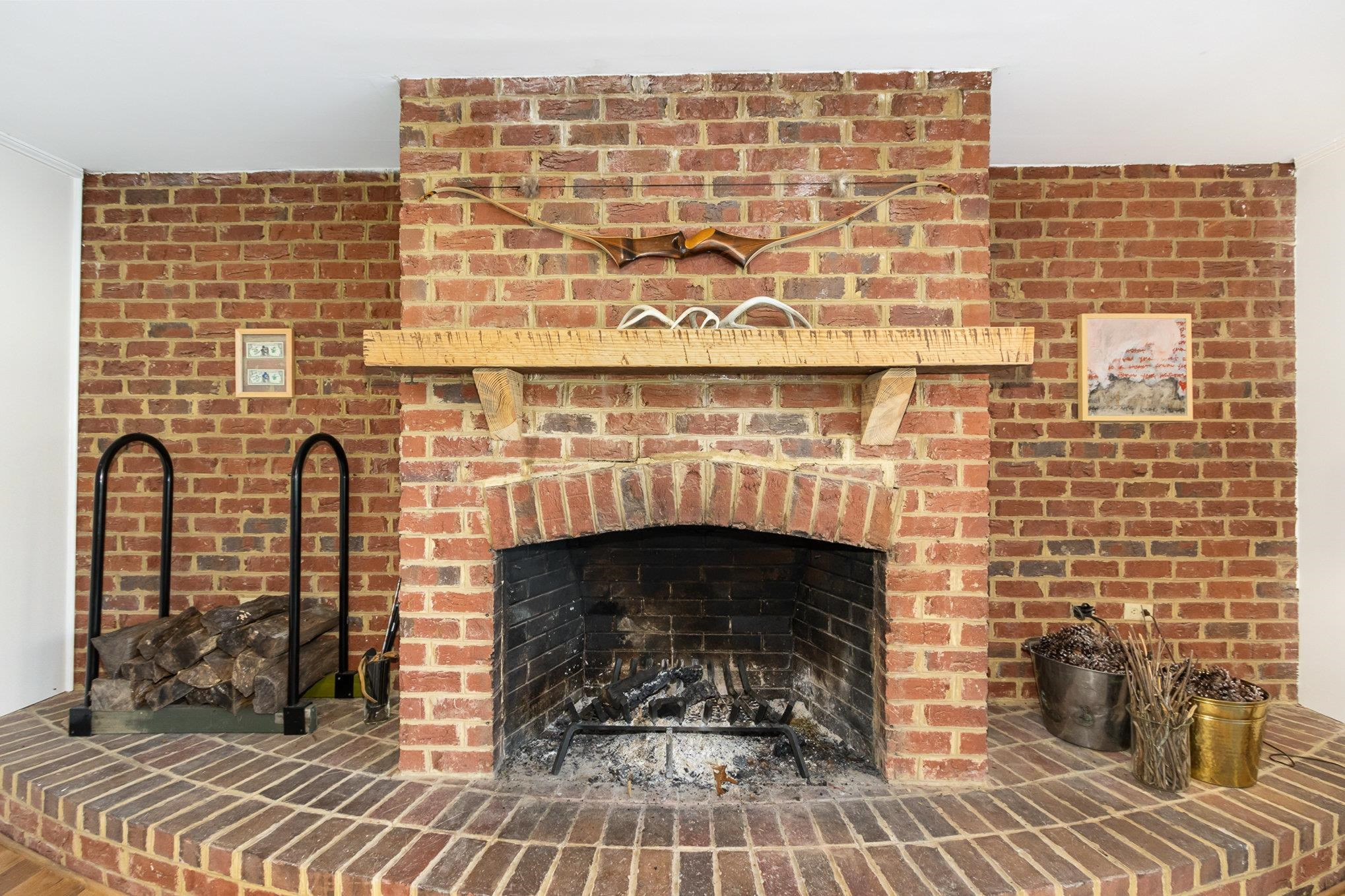 10611 Rougemont Road Bahama, NC 27503 - Photo 8 of 66 a close view of a fireplace