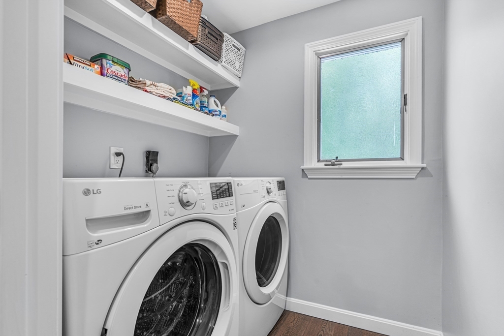 121 Shade Street Lexington, MA 02421 - Photo 19 of 42 a utility room with dryer and washer