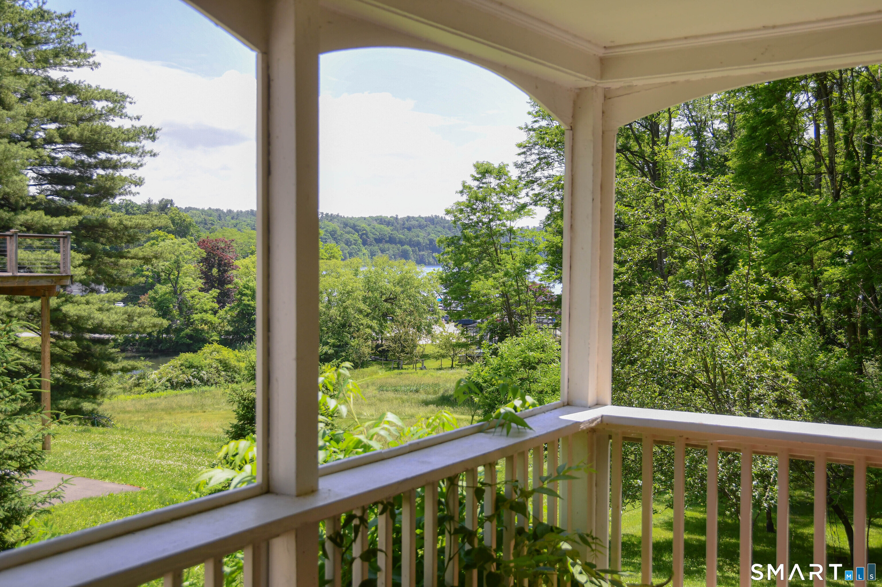 50 Millerton Road Salisbury, CT 06039 - Photo 11 of 19 Summer view from the deck