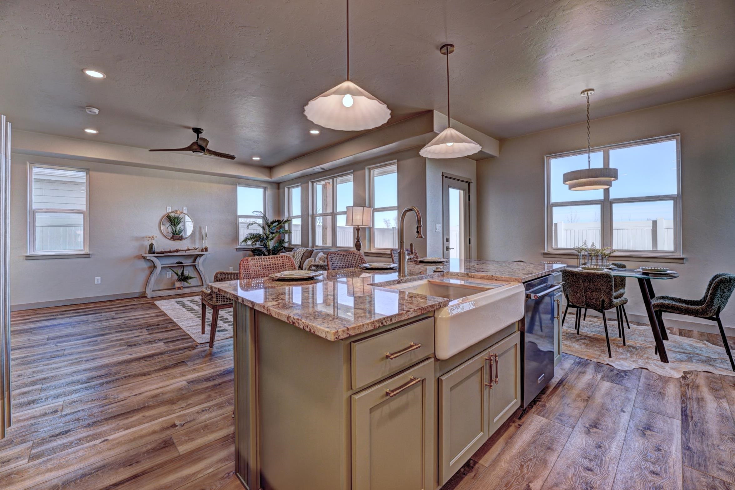 1985 Tomochic Drive Fruita, CO 81521 - Photo 17 of 42 a kitchen with counter space and breakfast area