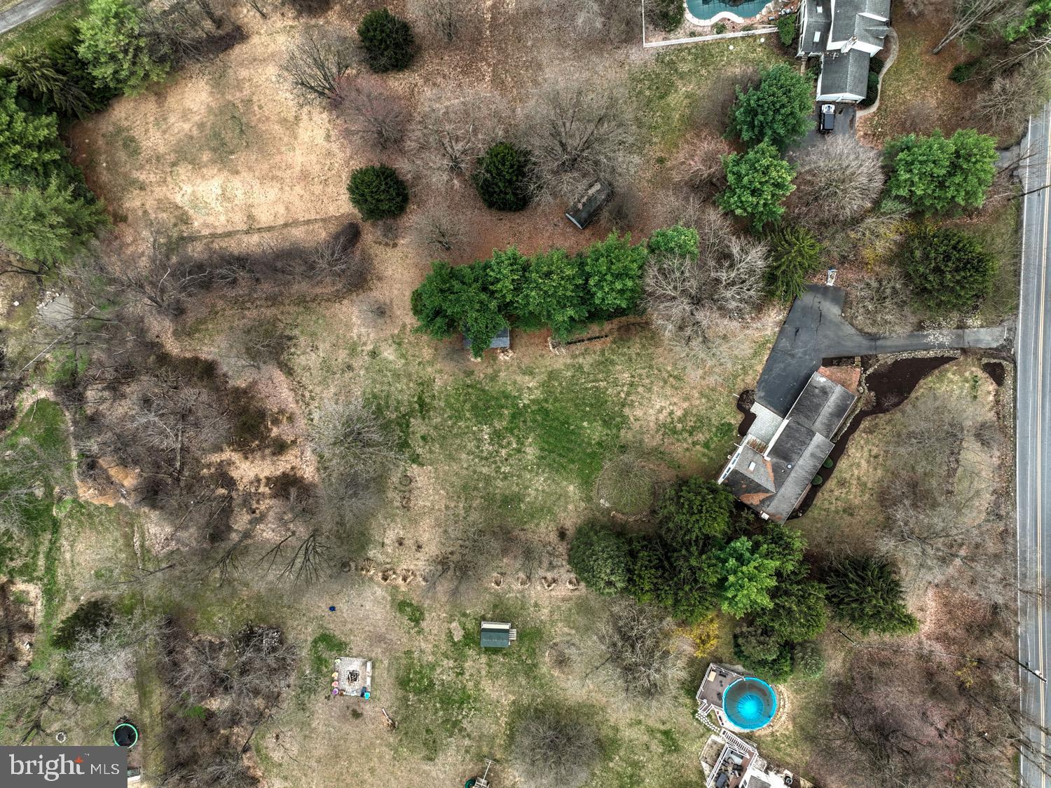 1822 Little Conestoga Road Elverson, PA 19520 - Photo 25 of 30 an aerial view of a house with yard