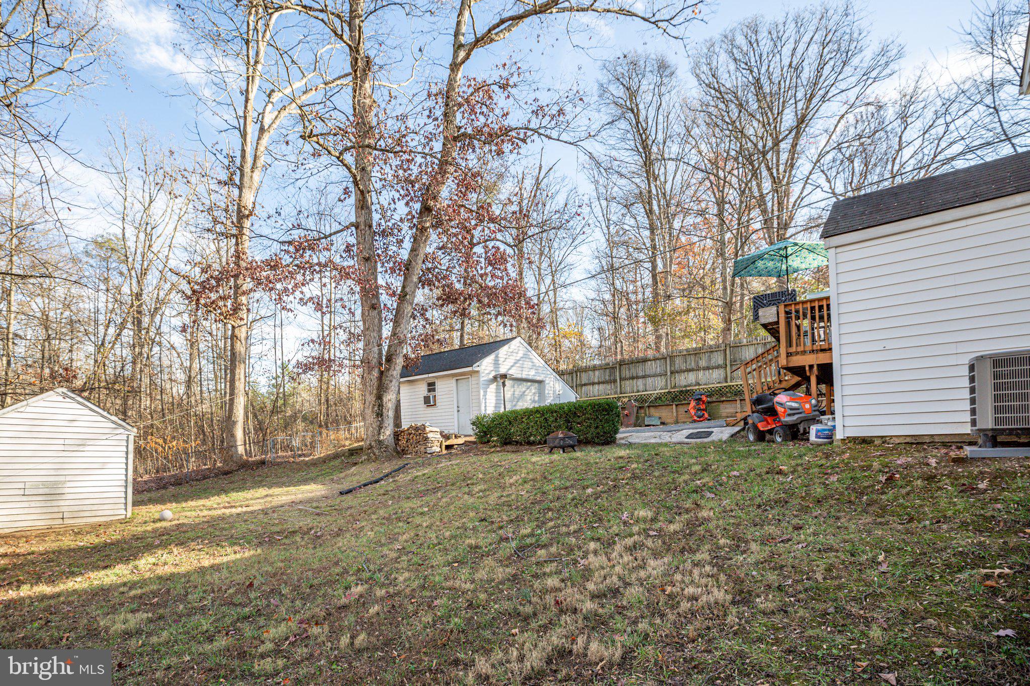 1014 Eastern View Drive Fredericksburg, VA 22405 - Photo 26 of 34 Back with shed and detached garage