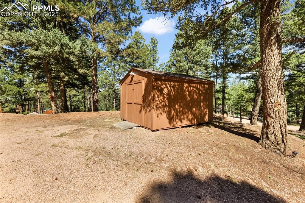 234 Wahsatch Road Florissant, CO 80816 - Photo 34 of 44 a view of backyard and tree