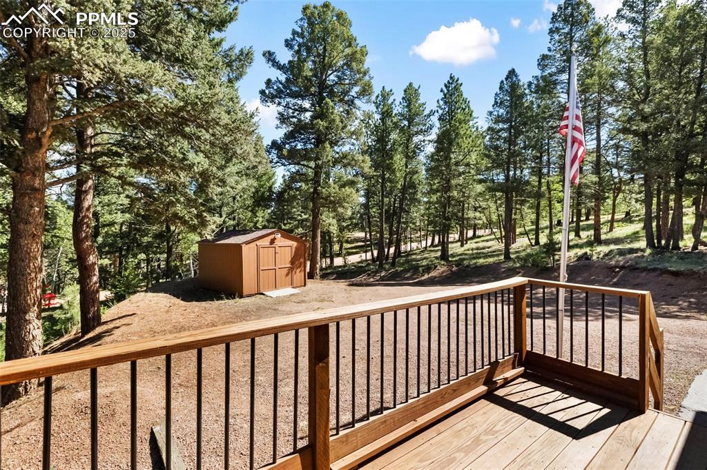 234 Wahsatch Road Florissant, CO 80816 - Photo 6 of 44 a view of balcony with furniture