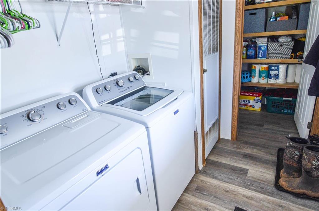 5809 Clingman Road Hamptonville, NC 27020 - Photo 21 of 22 Excellent Laundry and Utility area with door to side porch