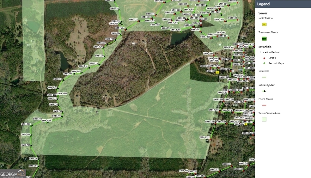 0 Davis Lake Road Thomaston, GA 30286 - Photo 35 of 37 an aerial view of a residential houses with outdoor space