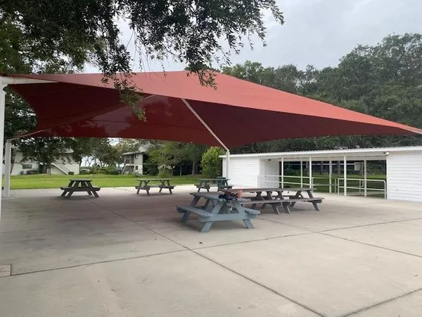 a view of outdoor space with sign board