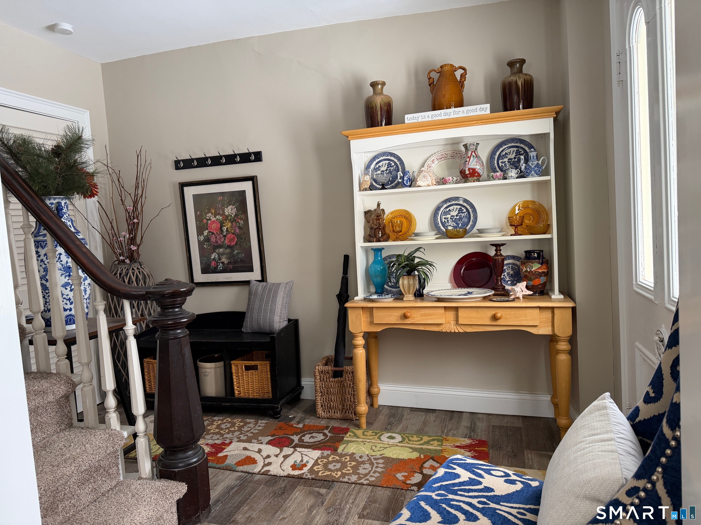 48 Wrights Crossing Road Pomfret, CT 06259 - Photo 5 of 12 a living room with lots of furniture and clutter