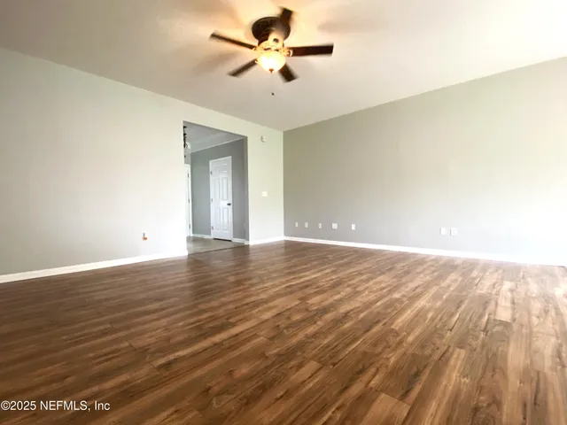 wooden floor in an empty room