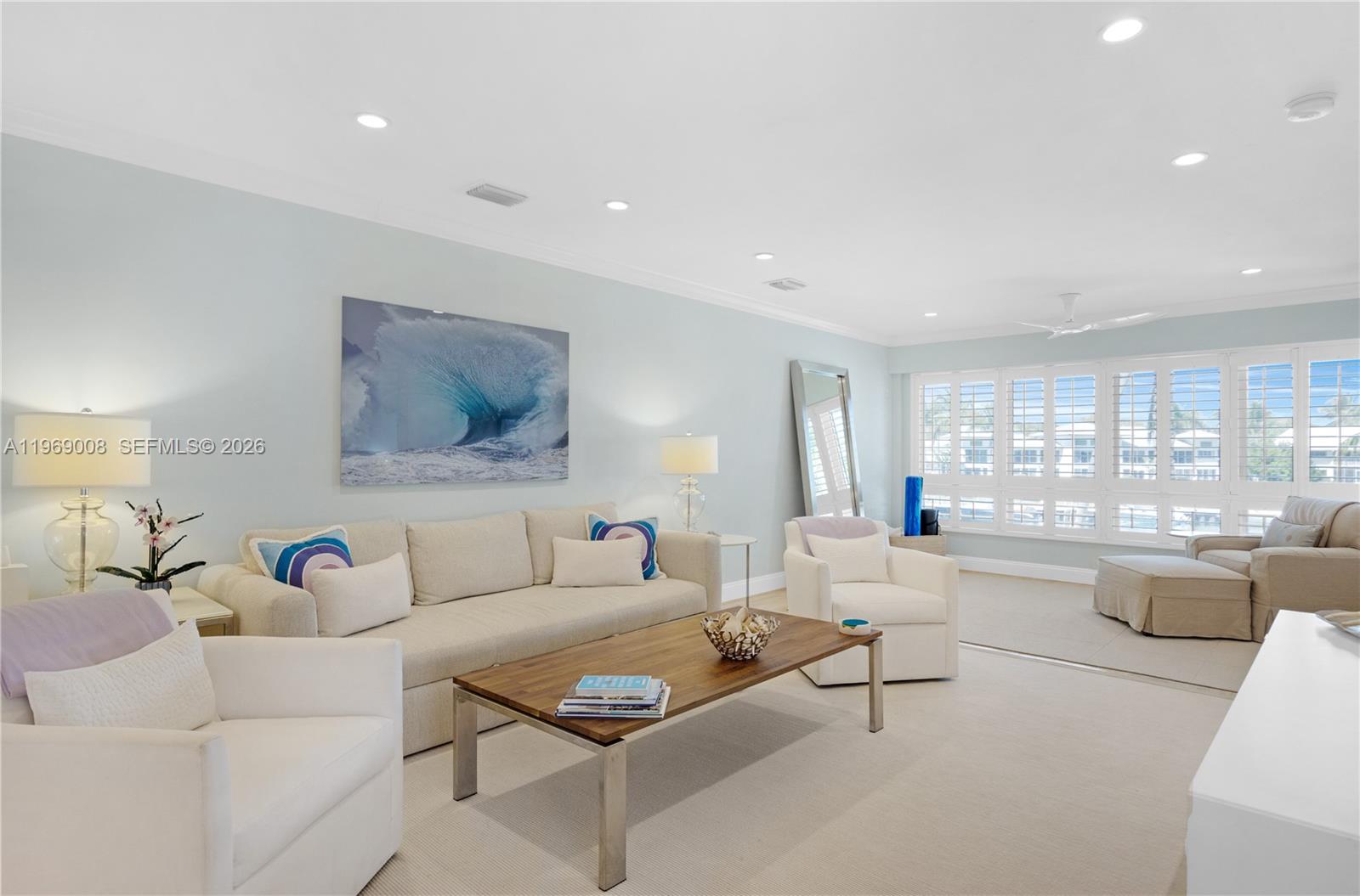 26 Marlin Lane, Unit B Key Largo, FL 33037 - Photo 2 of 16 a living room with furniture and a large window