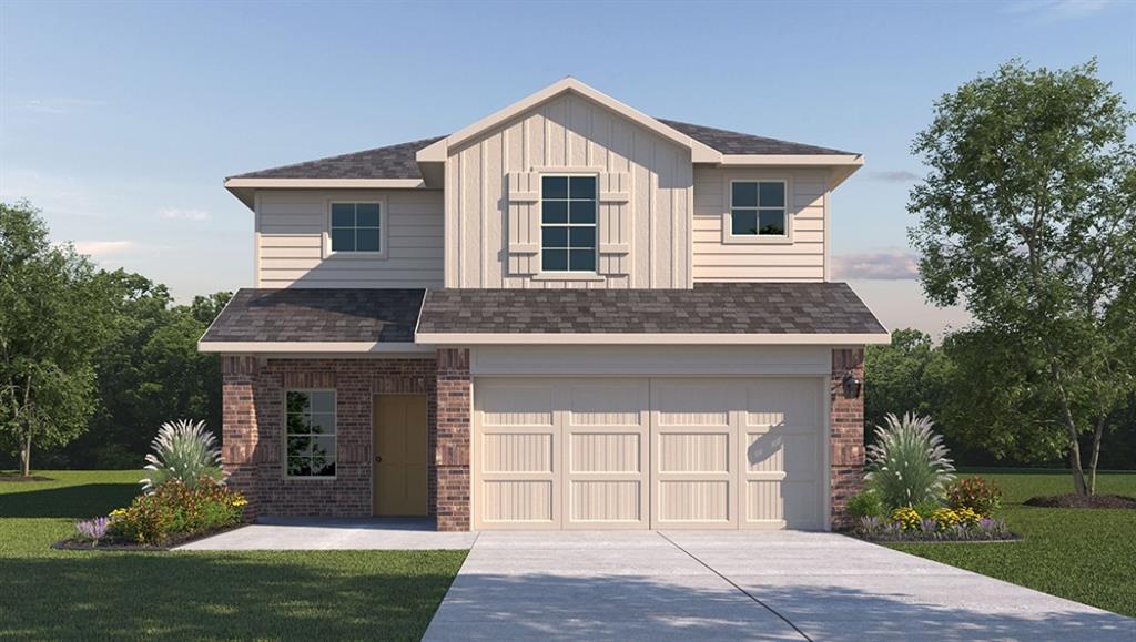 138 Mojave Road Boyd, TX 76023 - Photo 1 of 1 Front Elevation-D.R. Horton's Renae floor plan elevation-A-All Home and community information, including pricing, included features, terms, availability and amenities, are subject to change at any time without notice or obligation. All Drawings, pictures, photographs, video, square footages, floor plans, elevations, features, colors and sizes are approximate for illustration purposes only and will vary from the homes as built.