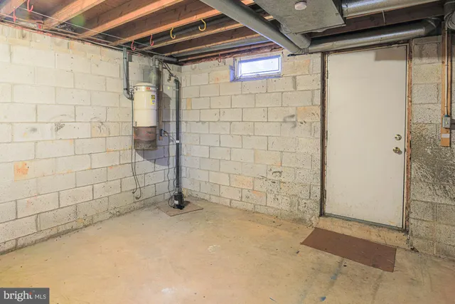 a view of a big room with wooden floor