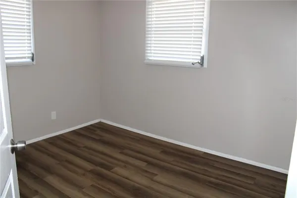 a view of small space with window