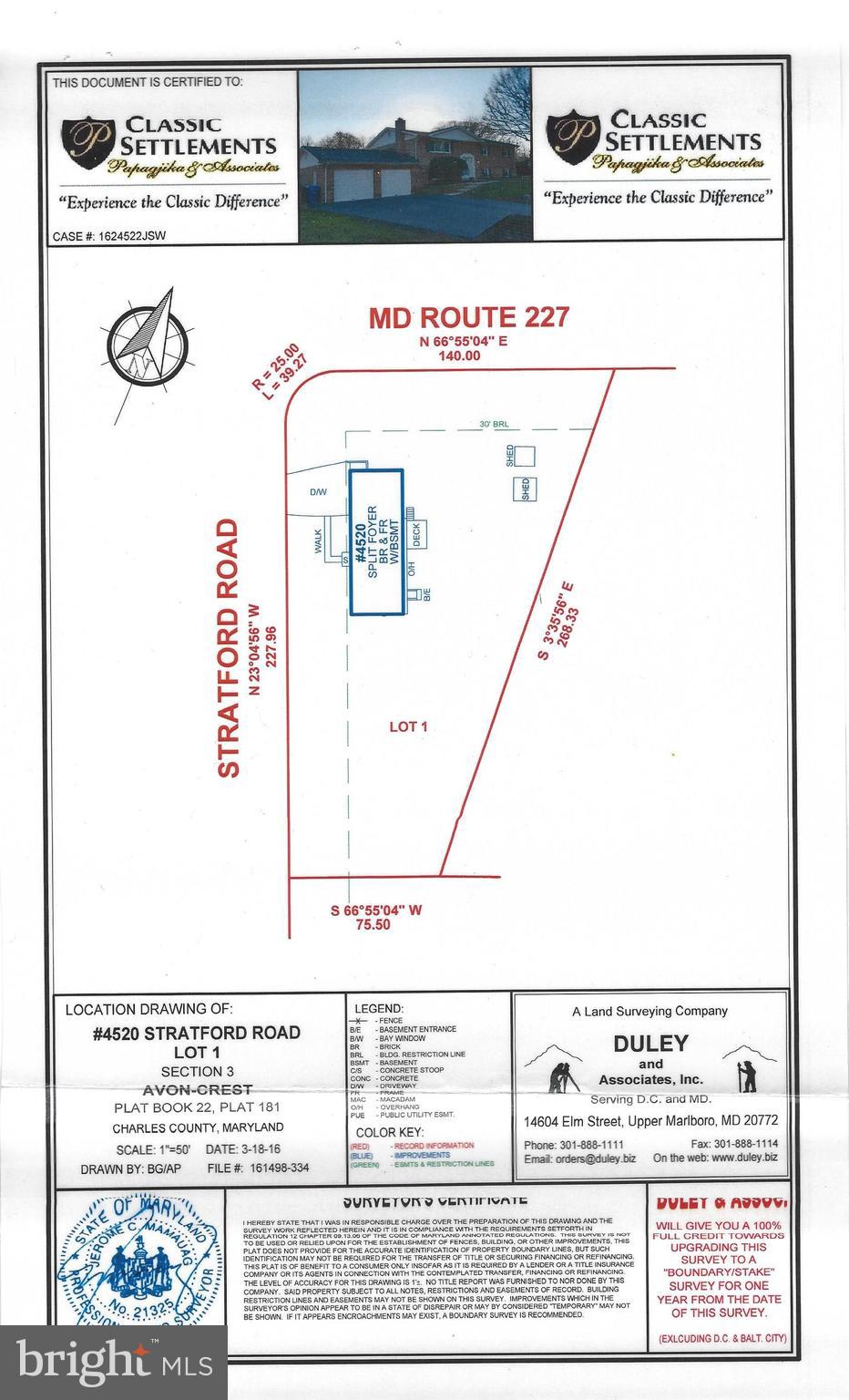 4520 Stratford Road Pomfret, MD 20675 - Photo 56 of 56 Survey