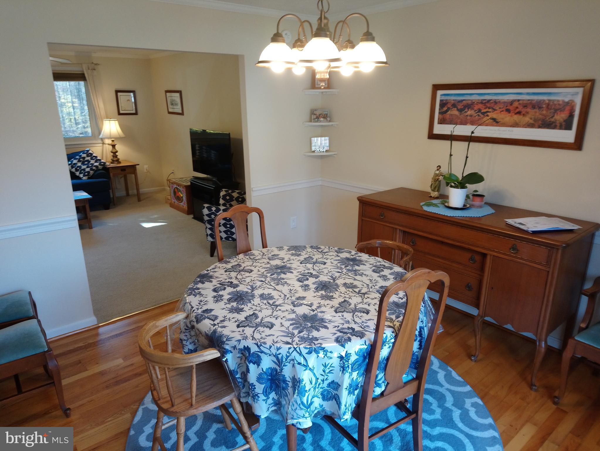 4520 Stratford Road Pomfret, MD 20675 - Photo 8 of 56 Dining room 12' x 10' 11" leading to rear deck