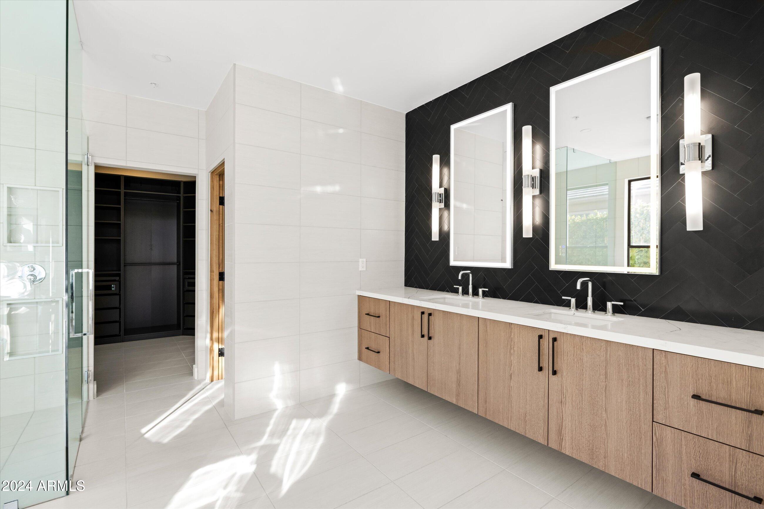 7705 East Doubletree Ranch Road, Unit 46 Scottsdale, AZ 85258 - Photo 19 of 52 DOUBLE VANITIES/NEW FIXTURES/LIGHTING