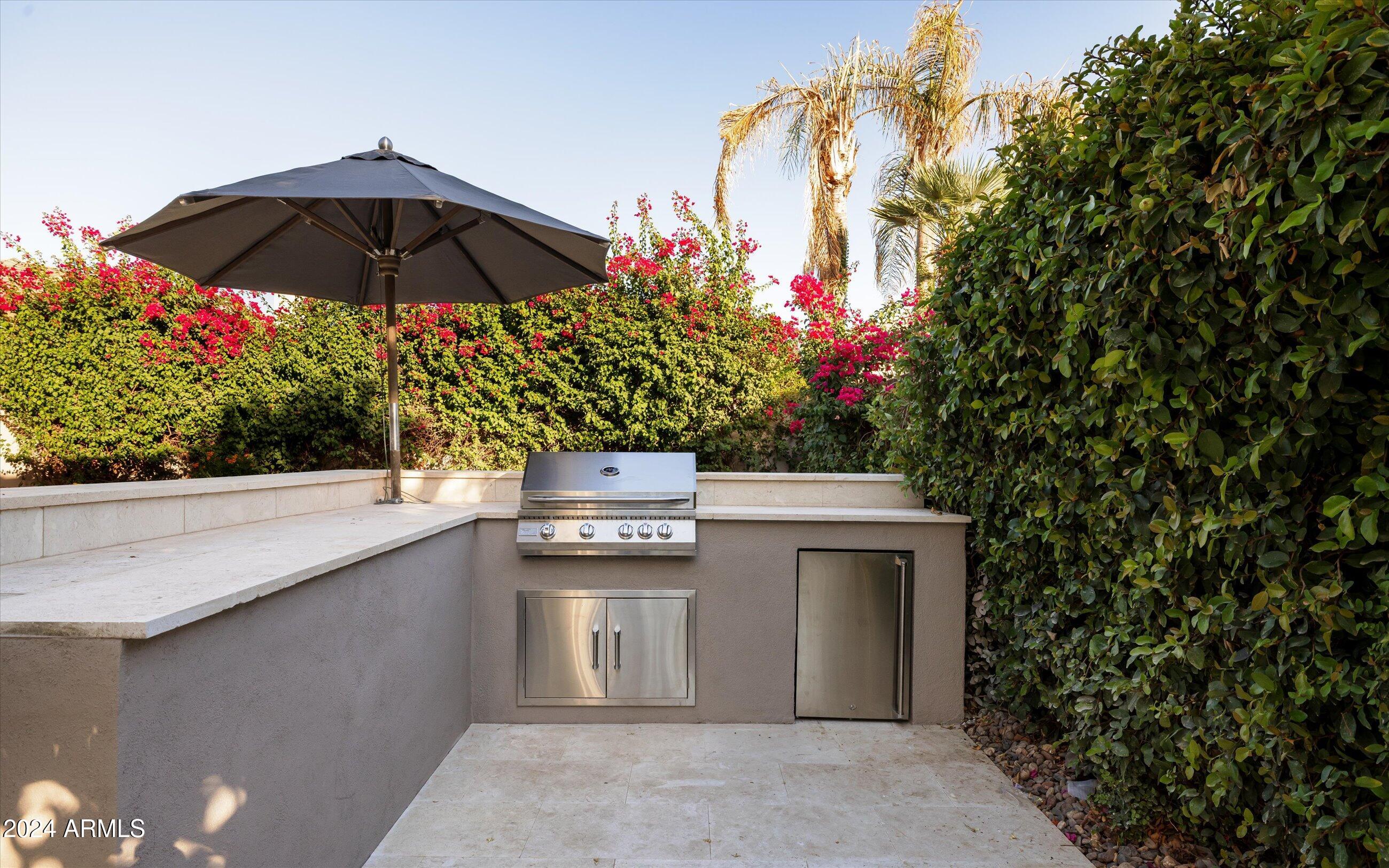 7705 East Doubletree Ranch Road, Unit 46 Scottsdale, AZ 85258 - Photo 37 of 52 NEW BUILT IN BBQ