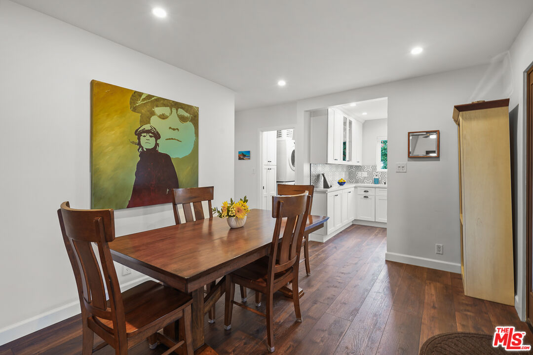 511 Crosby Street Altadena, CA 91001 - Photo 11 of 38 a view of a dining room with furniture and wooden floor