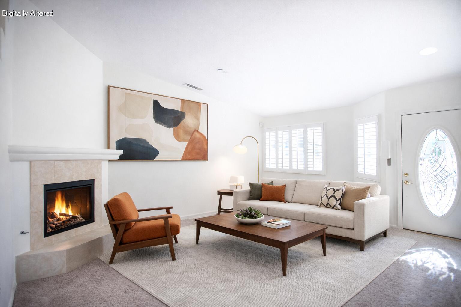 68320 Durango Road Cathedral City, CA 92234 - Photo 5 of 29 Virtually Staged Living Room