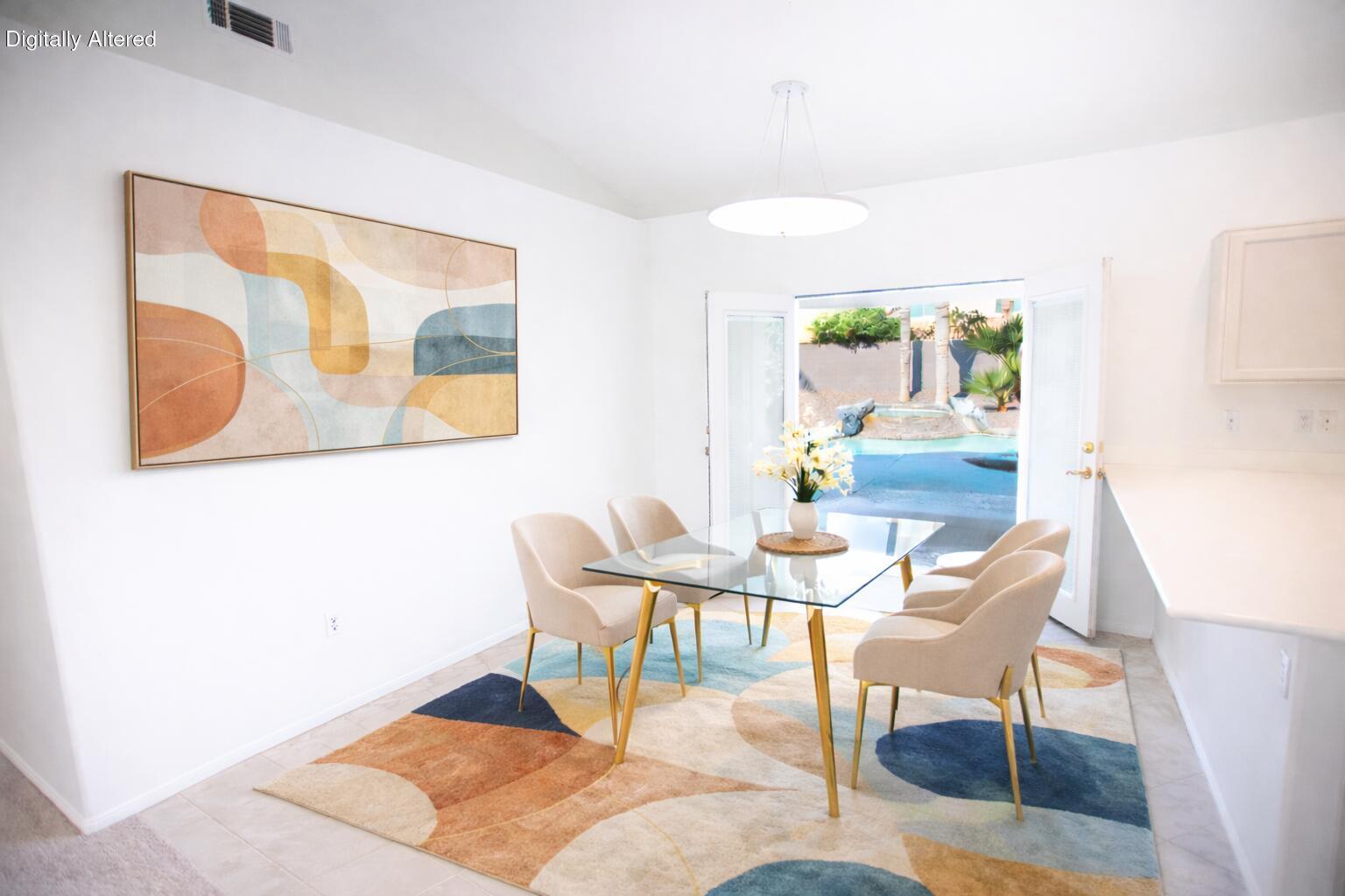 68320 Durango Road Cathedral City, CA 92234 - Photo 7 of 29 Virtually Staged Dinning Room 2