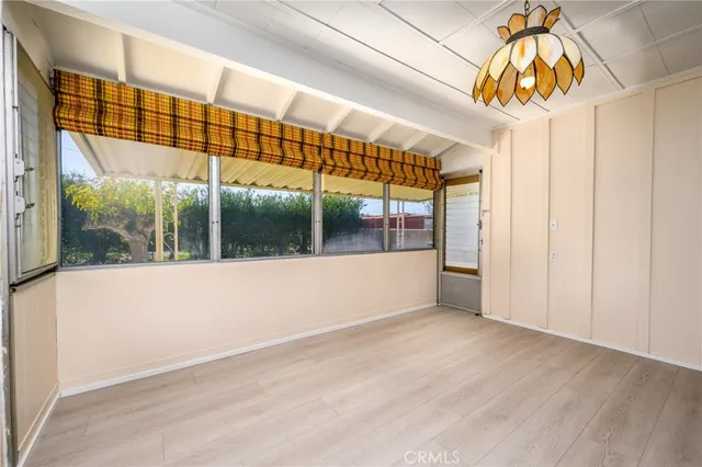 a view of an indoor porch