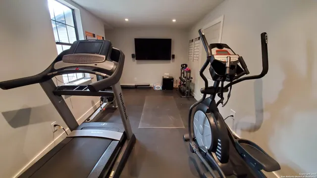 a room with storage and utility