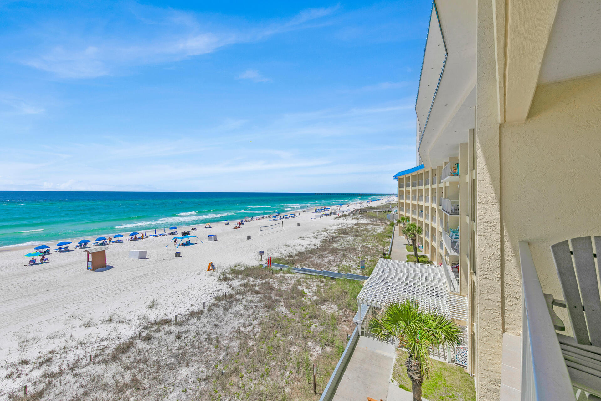 15413 Front Beach Road, Unit 406 Panama City Beach, FL 32413 - Photo 18 of 21 a view of beach and ocean