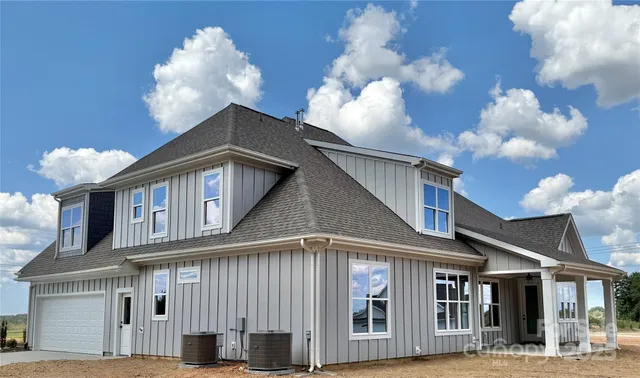 a view of a house with a balcony