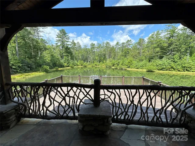 a view of a roof deck