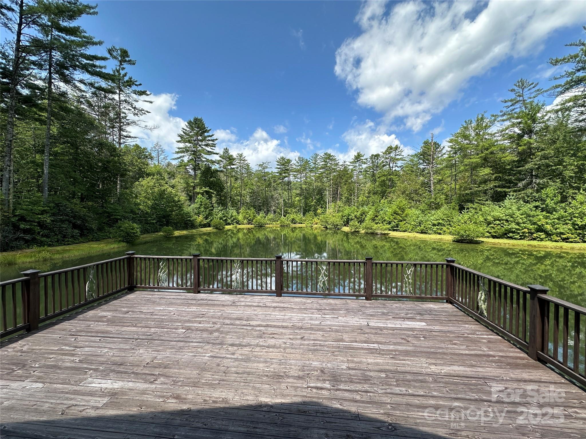 67 Peppervine Circle Rosman, NC 28772 - Photo 8 of 48 a view of swimming pool with a lake view