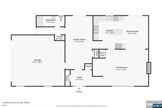 $729,000 | 234 Spring Valley Road, Park Ridge, NJ 07656