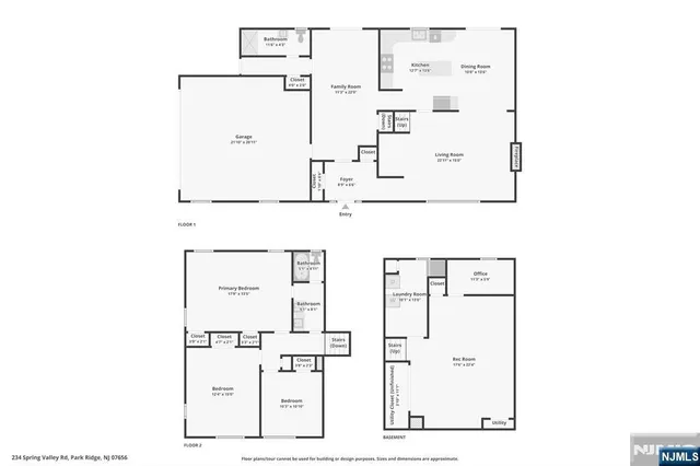 $729,000 | 234 Spring Valley Road, Park Ridge, NJ 07656