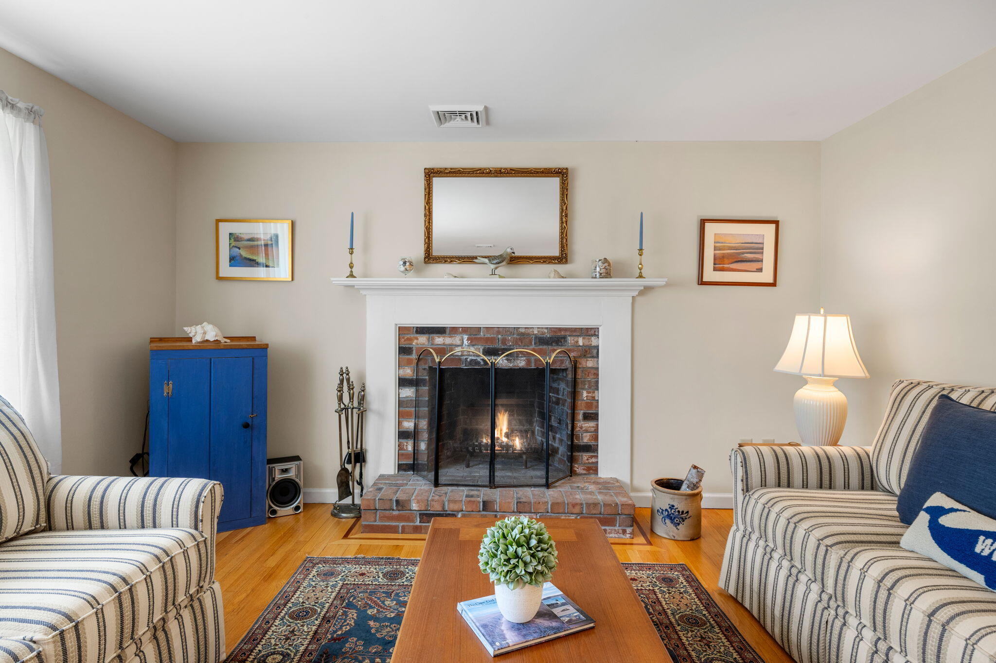 33 Jeanette Road Chatham, MA 02633 - Photo 3 of 37 Wood Burning Fireplace