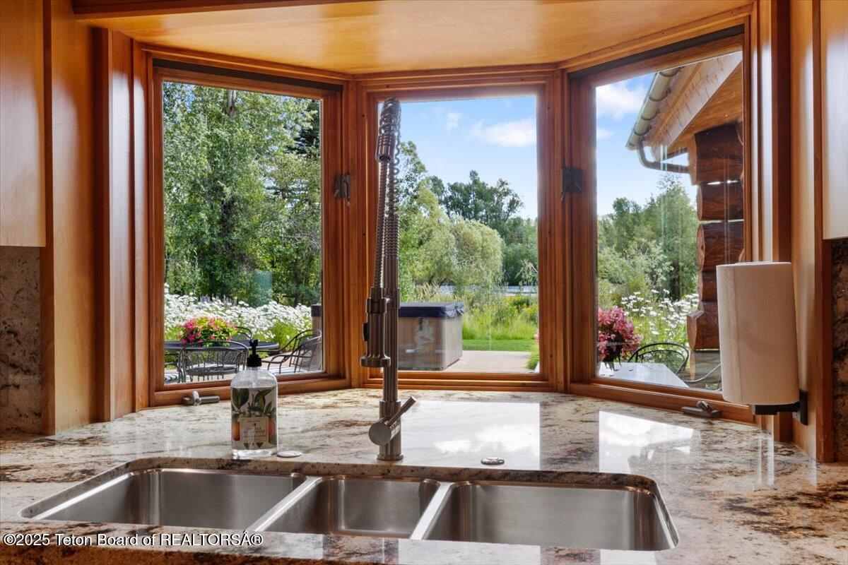 3932 Linn Ranch Road Wilson, WY 83014 - Photo 32 of 78 Kitchen Sink View