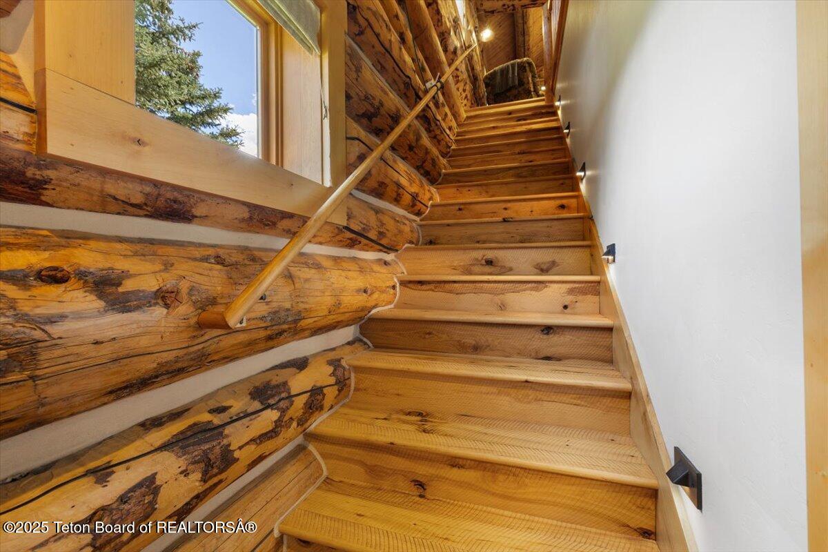 3932 Linn Ranch Road Wilson, WY 83014 - Photo 43 of 78 Stairs to above Garage