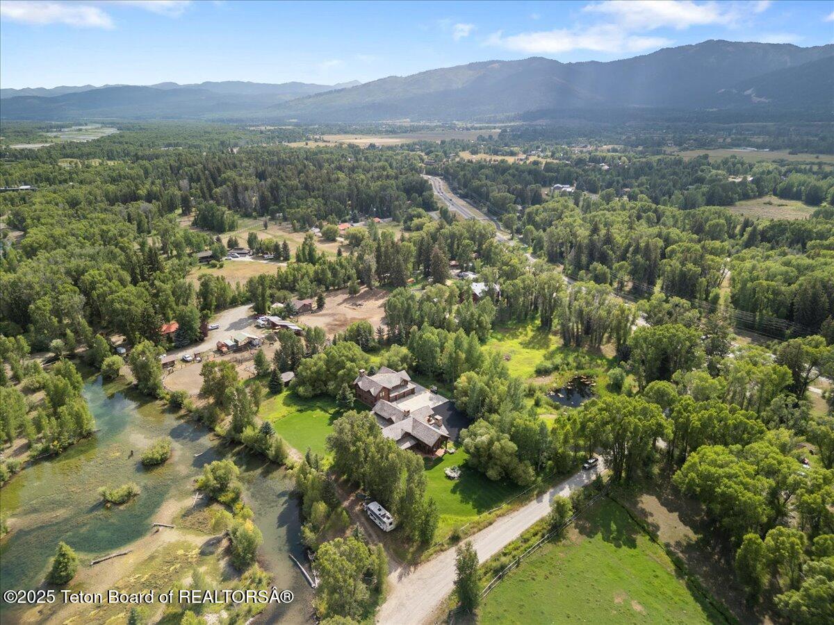 3932 Linn Ranch Road Wilson, WY 83014 - Photo 67 of 78 Drone from NE