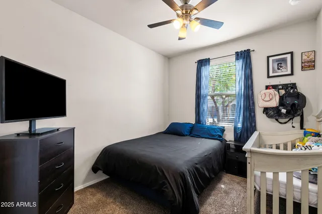 a view of a room with lots of windows